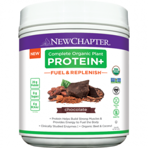 New Chapter Complete Organic Plant Protein+ Fuel & Replenish Chocolate 438g