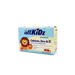 AllKidz Calcium,Zinc & D3 5.0gx 30Sachets