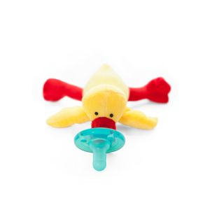 WubbaNub 悬挂式毛绒玩具安抚奶嘴 - Baby Yellow Duck