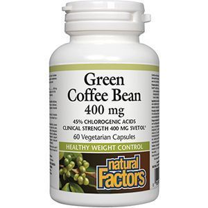 Natural Factors Green Coffee Bean Extract 400mg 60Vcaps