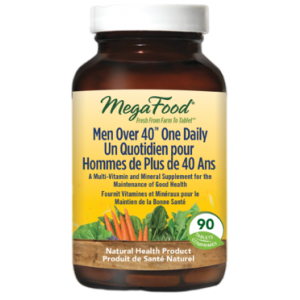 MegaFood Men Over 40 One Daily Multi-Vitamin Iron Free Formula 90 Tablets