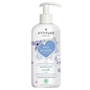Attitude Baby Leaves 2-in-1 Night Shampoo & Body Wash Almond Milk 473ml
