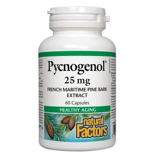 Natural Factors Pycnogenol 25mg 60Capsules