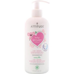Attitude Baby Leaves 2-in-1 Shampoo Fragrance Free 473ml