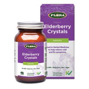 Flora Organic Elderberry Crystals 50g Powder