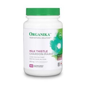 Organika Milk Thistle 250mg 180 Softgels