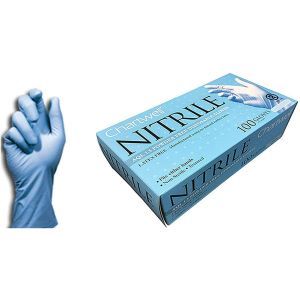 Chartwell Nitrile Powder Free Disposable Gloves 100Gloves - Blue Large