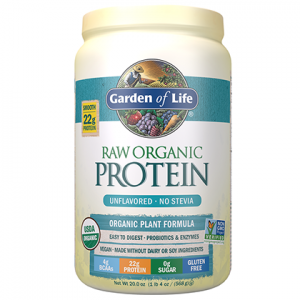 Garden of Life Raw Organic Protein Unflavored 568g Powder
