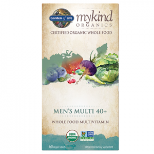 Garden of Life Mykind Organics Men's Multivitamin 40+ 60 Vegan Tablets