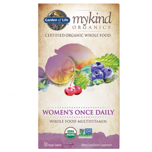Garden of Life Mykind Organics Women's Once Daily Multiviatmins 30 Vegan Tablets