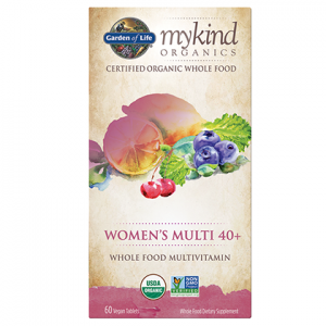 Garden of Life Mykind Organics Women's Multivitamin 40+ 60 Vegan Tablets