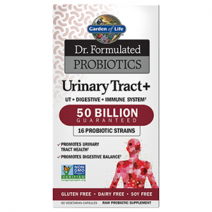 Garden of Life Dr. Formulated Probiotics Urinary Tract+ 50 Billion 60 Veggie Capsules Shelf Stable