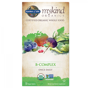 Garden of Life Mykind Organics 有机每日复合维生素B 30片素食胶囊