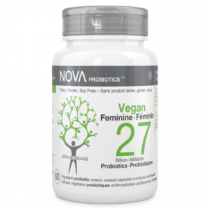 NOVA Probiotics Vegan Feminine 27 Billion 60Vcaps