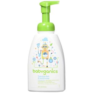 Babyganics Foaming Dish & Bottle Soap Fragrance Free 16oz 473ml
