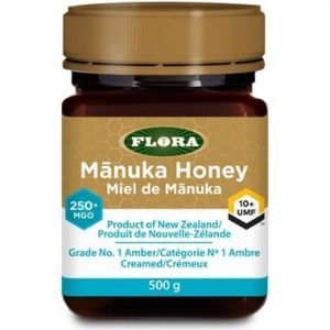 Flora 新西蘭麥盧卡蜂蜜Manuka Honey MGO 250+ UMF 10+ 500g-抑制幽門螺旋桿菌