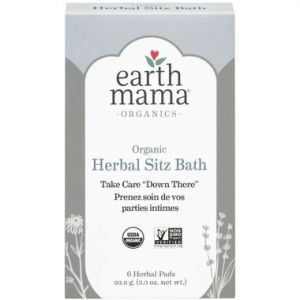 Earth Mama Organics Herbal Sitz Bath Take Care Down There 6 Herbal Pads