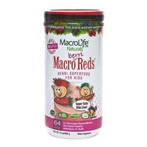 MacroLife Naturals Jr. Macro Berri Reds for Kids 营养蔬果粉剂冲剂（可可味）Coco 64 servings 404g
