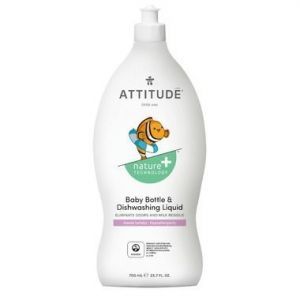 Attitude Nature+ Little Ones Baby Bottle & Dishwashing Liquid Sweet Lullaby 700ml