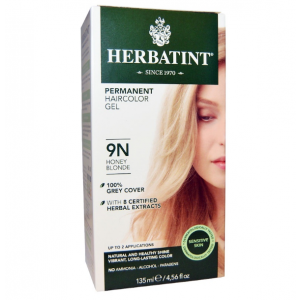 意大利Herbatint天然植物染发剂 9N-蜂蜜亚麻色 40余年无氨植物染发专家 孕妇可用