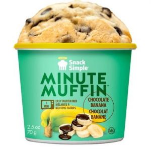 Snack Simple MINUTE MUFFIN - Banana Chocolate 70g x 12units