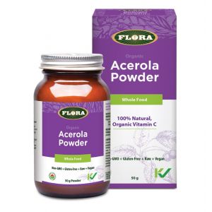 Flora 针叶粉全食品有机维生素C 50克