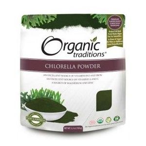 Organic Traditions Chlorella Cranked Cell 150g @