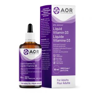 AOR Liquid Vitamin D3 1000IU Adult 50ml