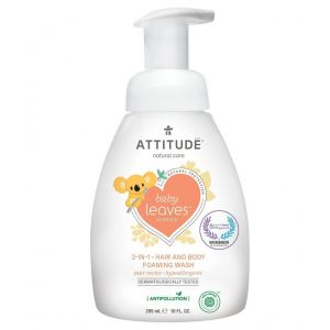 Attitude Baby Leaves 2-in-1 Foaming Wash Pear Nectar 295ml