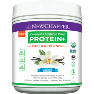 New Chapter Complete Organic Plant Protein+ Fuel & Replenish Vanilla 435g