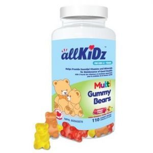 AllKidz Multivitamin Gummy Bears 110 Gummies Bears @