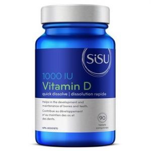 SISU Vitamin D 1000IU 90 tablets