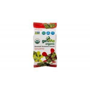 gimMe Organic Roasted Seaweed Snacks Sesame 5g - 12Unit Per Case