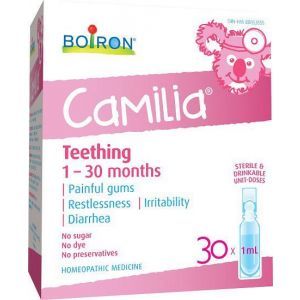 Boiron Camilia 顺势缓解宝宝出牙不适滴剂 1-30个月 30x1ml