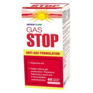Renew Life Gas Stop Auti-Gas Formula 60 Vcaps