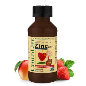 ChildLife Essentials Zinc Plus - Natural Mango Strawberry Flavor 118ml@