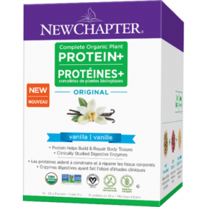 New Chapter Complete Organic Plant Protein+ Original Vanilla Box 10x28g