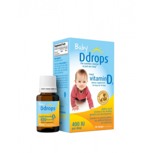 D-Drops 婴儿维生素D3 400IU 90滴