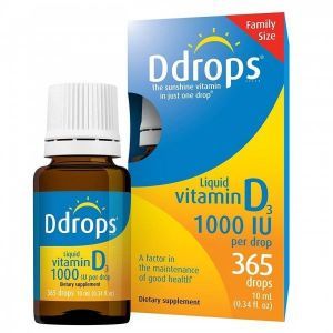 Ddrops Vitamin D3 1000IU 365 drops