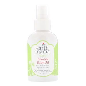 Earth Mama初生婴儿童宝宝金盏花按摩油 120ml