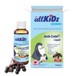 AllKidz Anti-Cold Liquid Elderberry Flavour 100ml @
