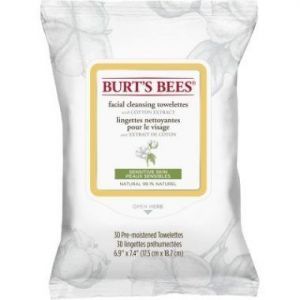 Burt's Bees 面部清潔濕紙巾