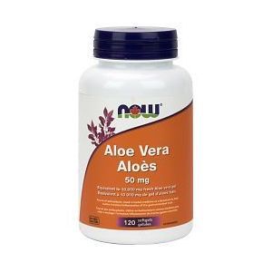Now Aloe Vera 50mg 120 Softgels