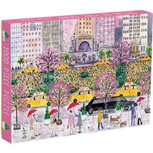Galison Michael Storrings Spring On Park Avenue 1000 Piece Jigsaw Puzzle