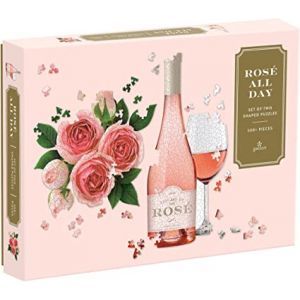 Galison Rose All Day 2-in-1 Shaped Puzzle Set
