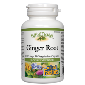 Natural Factors Ginger Root Extract 90 Vcap