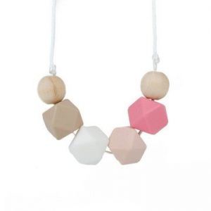 Glitter & Spice Kids  Silicone Teething Necklace -Cora