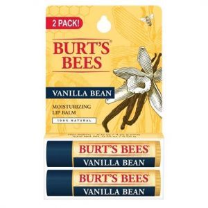 Burt's Bees 蜂蠟潤唇膏香草豆 2x4.2克