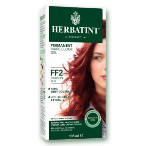意大利Herbatint天然植物染发剂 FF2- 深红色 40余年无氨植物染发专家 孕妇可用