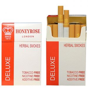 Honeyrose Deluxe Herbal Cigarettes 20 Cigarettes